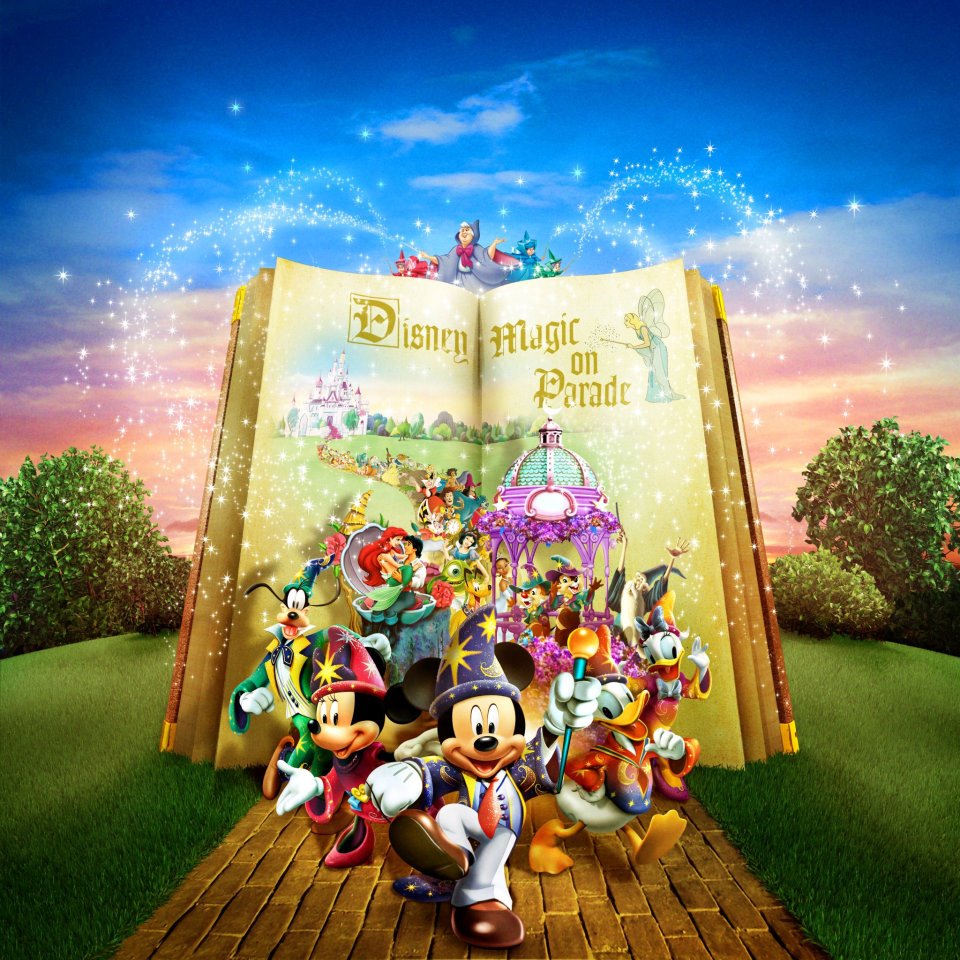 visuel Disney on magic parade , 20 ans disneyland paris