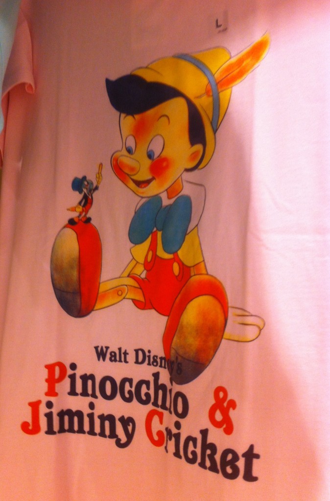 T shirt Pinocchio rose