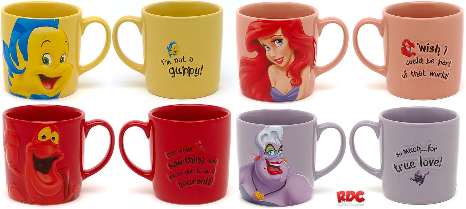 mugs Ariel disney store