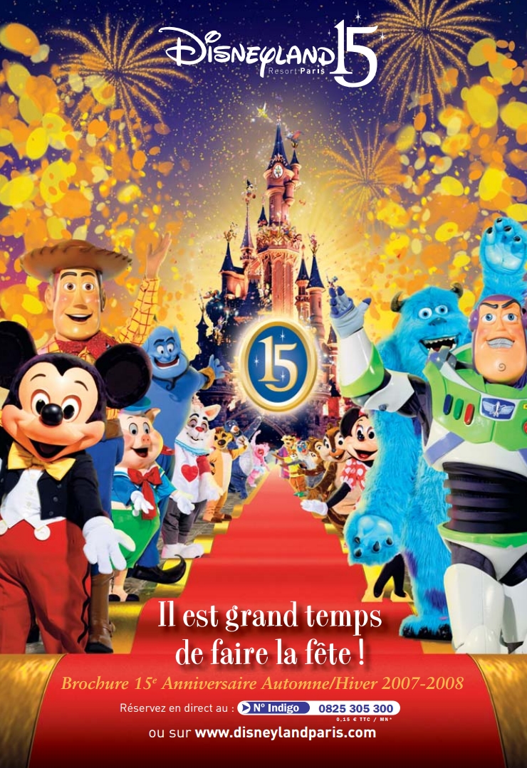 brochures de Disneyland Paris 