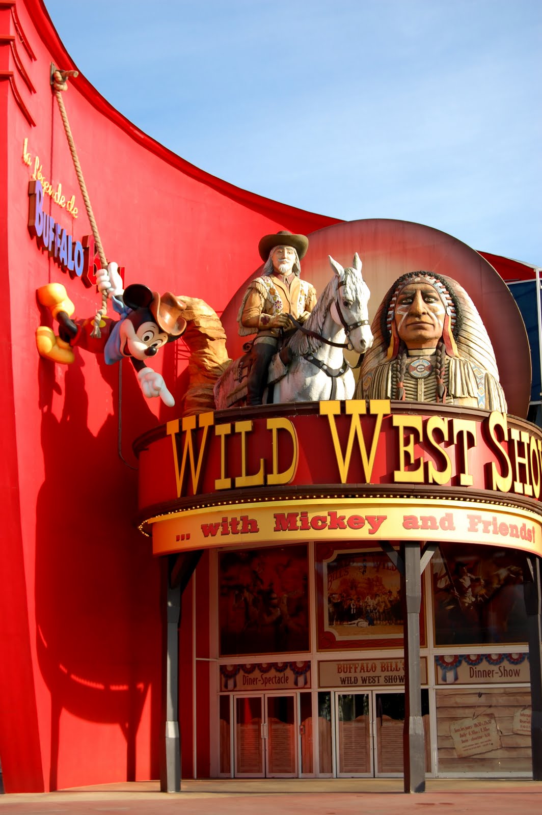 L'entrée du Buffalo Bill's Wild West Show.