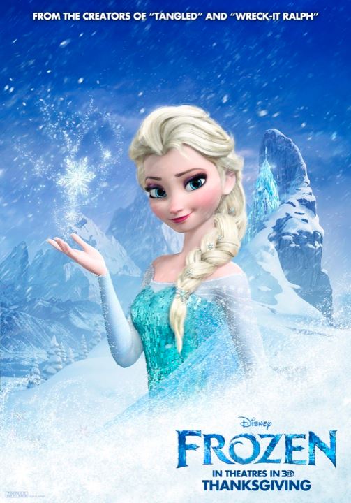 Affiche personnage Elsa