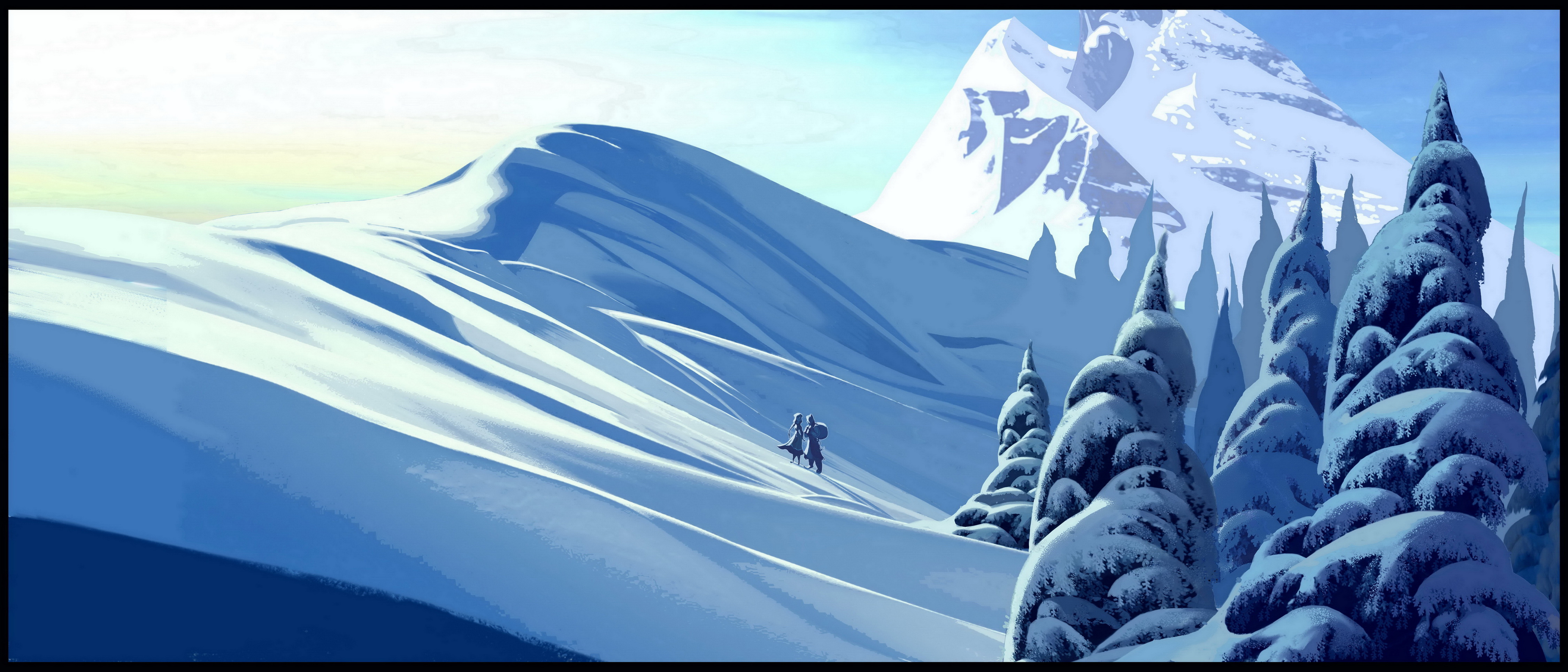 "FROZEN" concept art. ©2013 Disney. All Rights Reserved.