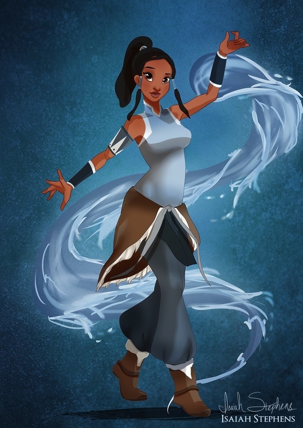 tiana-korra-avatar