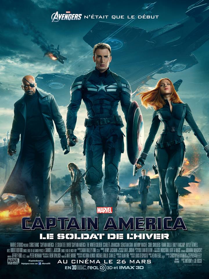 Affiche Captain America Le Soldat de l'Hiver