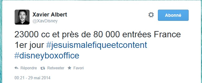 Tweet Xavier Albert Malefique