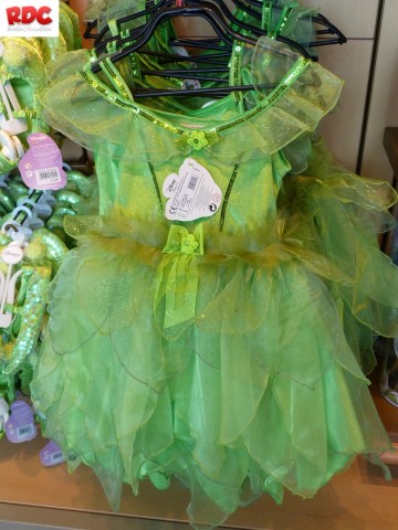 robe clochette déguisements de Princesses à Disneyland Paris