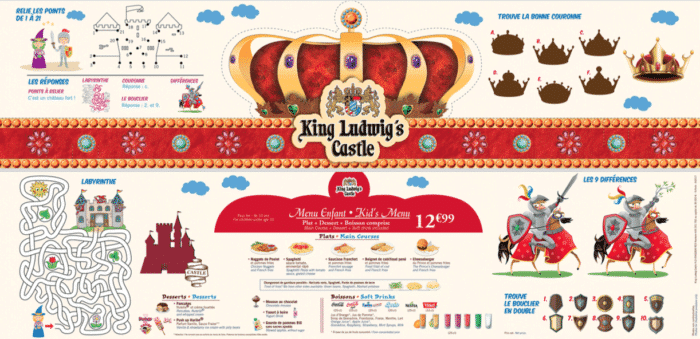 menu king ludwig's