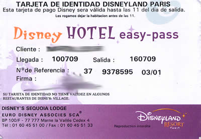 Disney Hotel Easy Pass