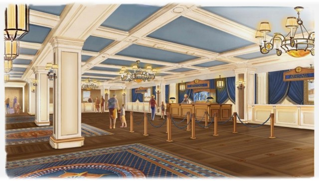lobby-new Disney's Newport Bay Club