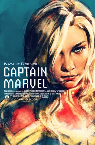 Captain Marvel_Poster Fan Made Natalie Dormer