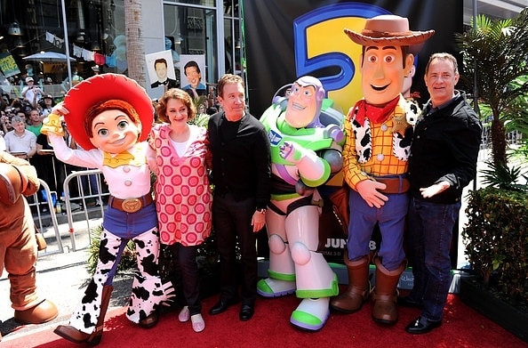 Joan Cusack, Tim Allen et Tom Hanks à l'avant-première mondiale de Toy Story 3