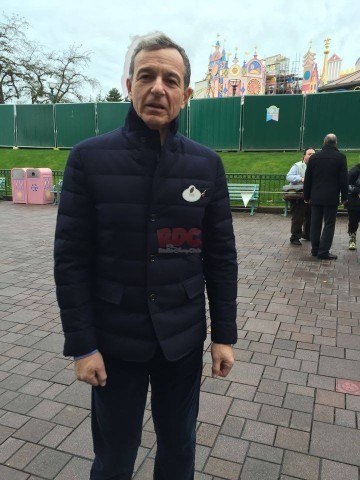 Bob Iger à Disneyland Paris le 19/11/2015