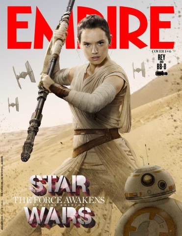 Star Wars Reveil Force Couverture Empire Rey BB-8