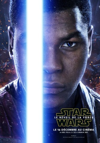 Star Wars Reveil Force Poster Personnage Finn France