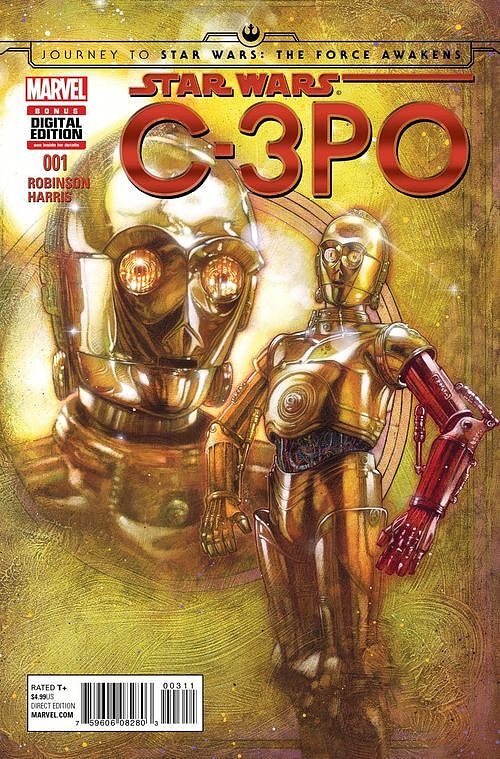 Couverture du comics Journey To Star Wars : The Force Awakens C3PO