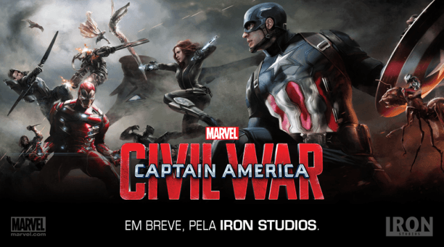 Captain America Civil War Promo Art Iron Studios