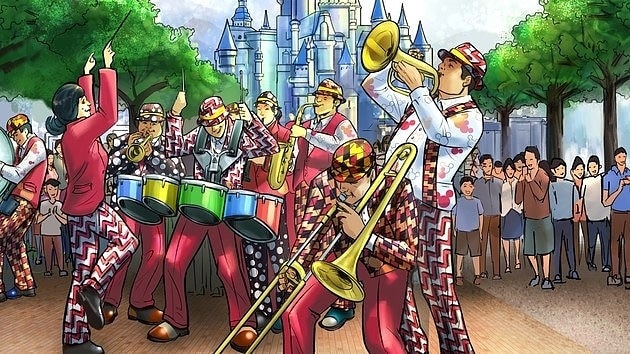 Shanghai Disneyland Band