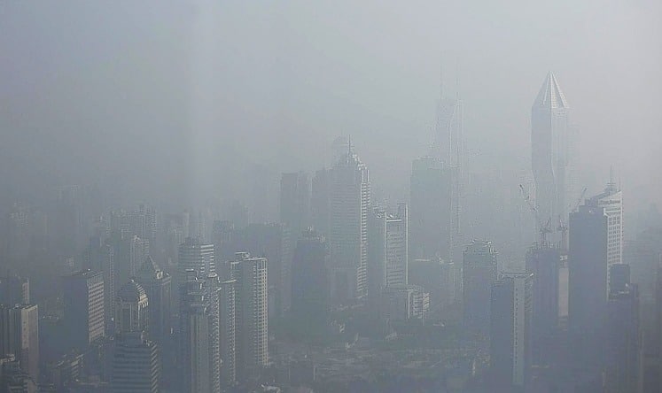 Credit photo : http://www.marketing-chine.com/chine/pollution-alerte-rouge-shanghai