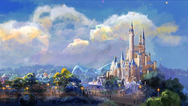 Disney Princesses at Enchanted Storybook Castle