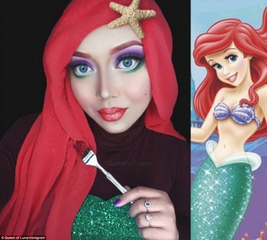 Queen Luna Hijab Ariel