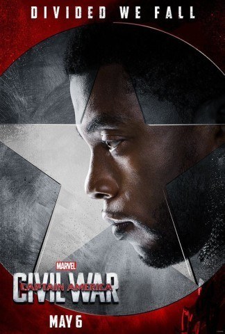 Captain America Civil War Affiche US Black Panther