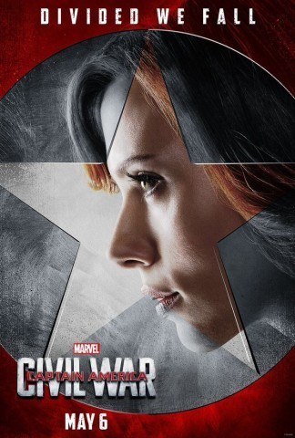 Captain America Civil War Affiche US Black Widow