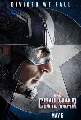 Captain America Civil War Affiche US Captain America