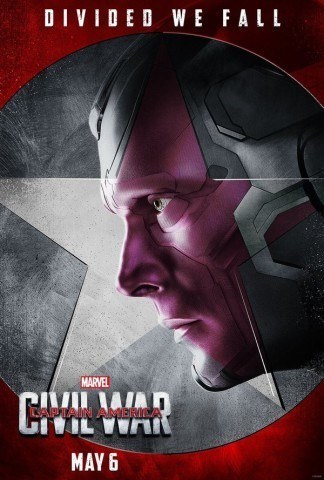 Captain America Civil War Affiche US Vision