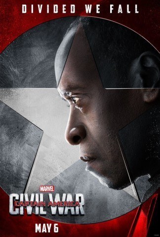 Captain America Civil War Affiche US War mACHINE