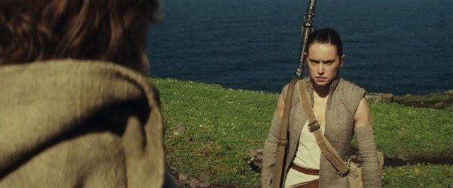 Daisy Ridley Rey Luke Skywalker Episode VIII