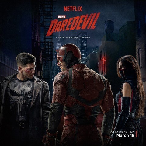Daredevil Season Poster Punisher Daredevil Elektra