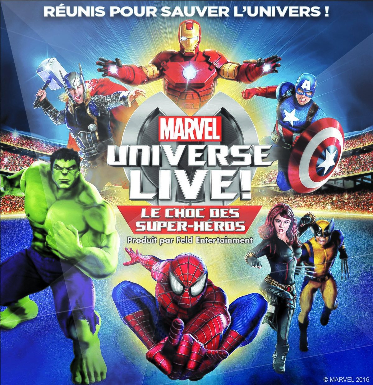 Marvel Universe Live-accord hotel arena