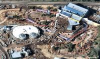 Photo d'une vue aérienne de Toy Story Land à Disney's Hollywood Studios