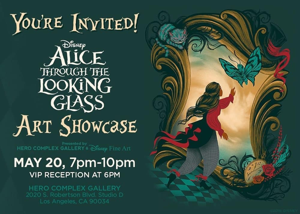 Alice Art Show case Invitation