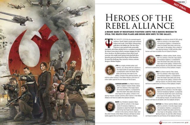 Rogue One A Star Wars Story The Official Visual Story Guide 