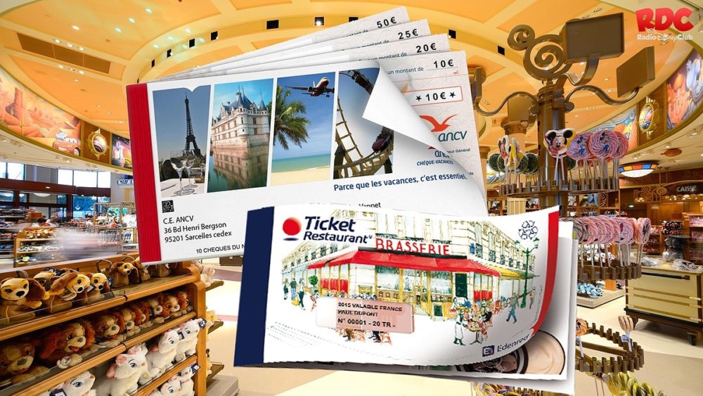 Chèques ANCV Vacances Tickets Restaurants Disneyland Paris