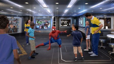 Coming to the Disney Wonder this fall is Marvel Super Hero Academy. Marvel’s greatest Super Heroes mentor young guests to develop the brave and adventurous heroes inside them. (Photo illustration, Disney)