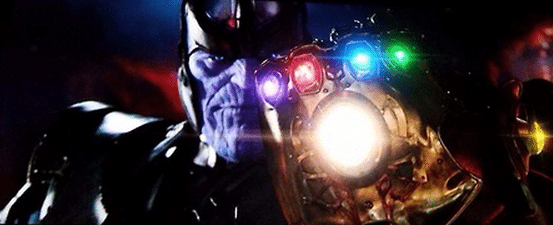 Thanos et le gant de l'infini