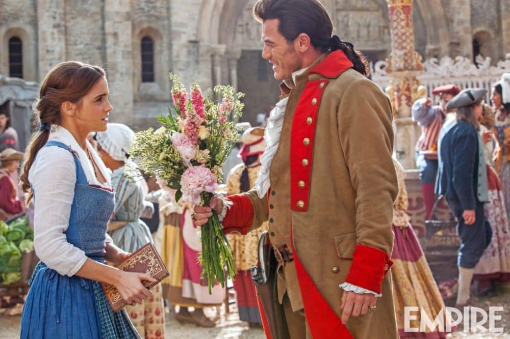 Gaston et Belle dans la Belle et la Bête