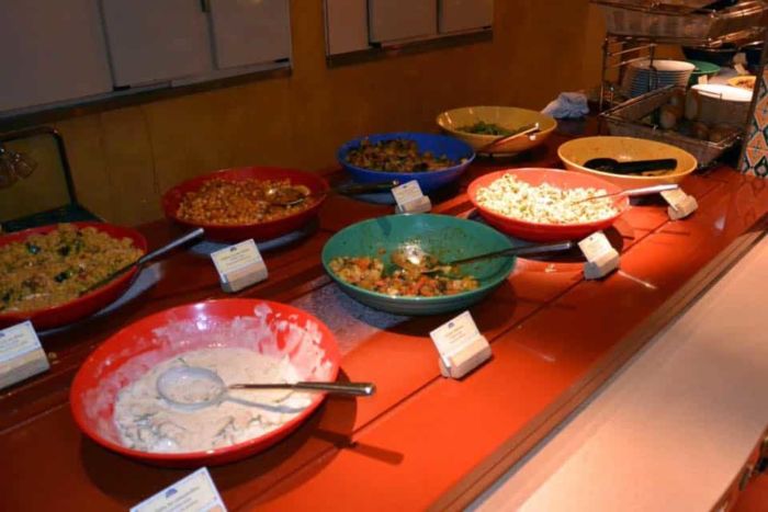 Photo exemple du buffet de l'Agrabah Café