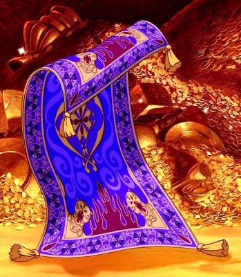 Tapis magique Aladdin