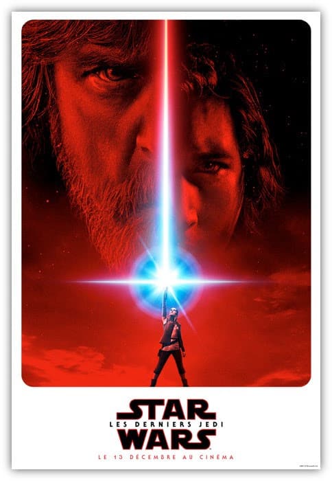 affiche Star Wars les Derniers Jedi