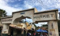 Photo de la porte du Harambe Market au Disney's Animal Kingdom