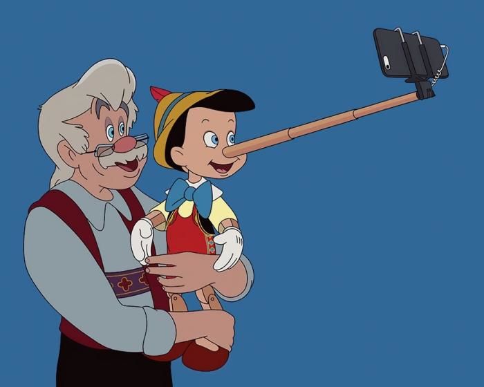 Disney Tom Wardy Pinocchio Selfies
