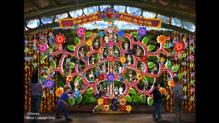 Artwork de la future célébration Dia de Los Muertos au Disney California of Adventure