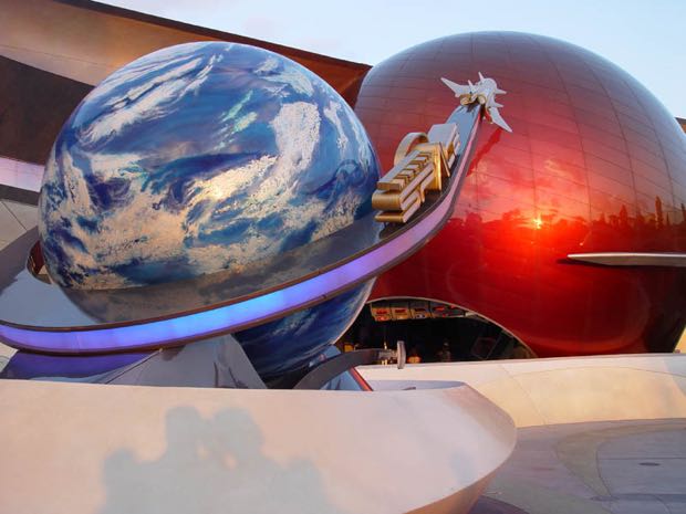 Photo du Mission Space à Future World au parc EPCOT à Walt Disney World