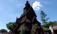 Photo de l'église du pavillon norvégienà World Showcase du parc EPCOT à Walt Disney World