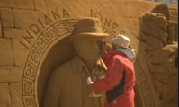 Indiana Jones sculpture sable