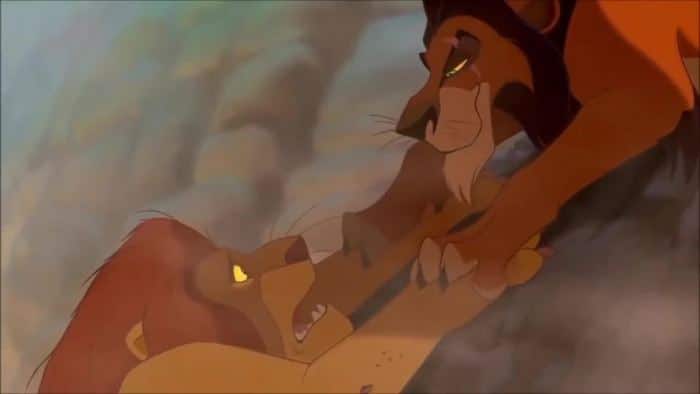 Films traumatisants roi lion - Scar Mufasa
